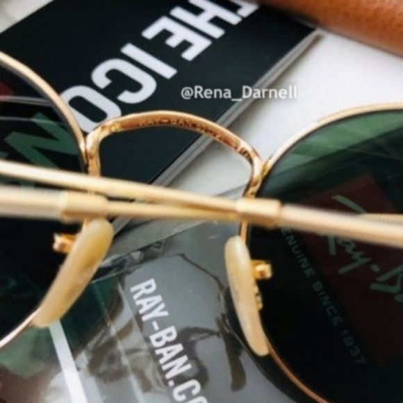 Ray-Ban Round Metal RB3447 Green Lens New - Picture 6 of 13